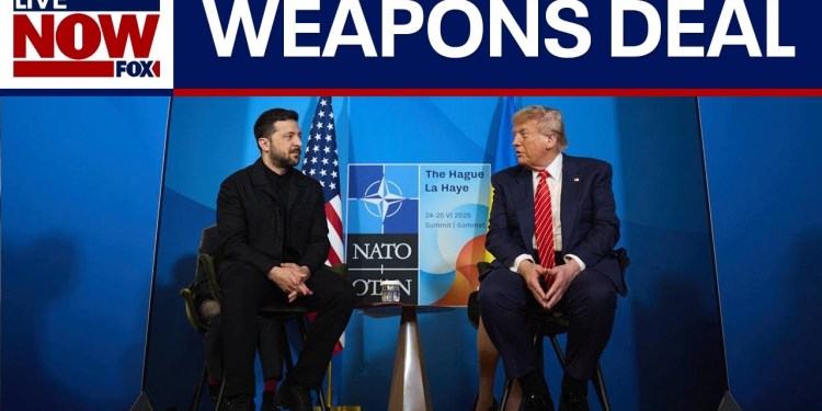 President Trump says he plans to send Ukraine weapons through NATO allies President Trump says he plans to send Ukraine weapons through NATO allies