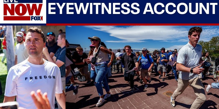 Charlie Kirk shooting: Eyewitness describes scene in Utah Charlie Kirk shooting: Eyewitness describes scene in Utah