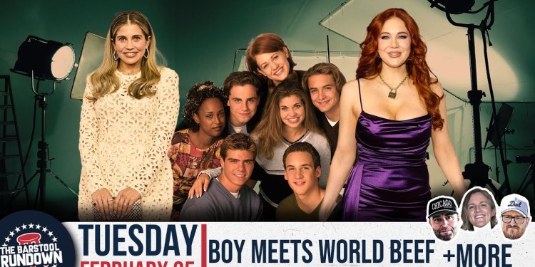 Boy Meets World Former Co-Stars Clash Over Podcast – Barstool Rundown – February 25th, 2025 Boy Meets World Former Co-Stars Clash Over Podcast – Barstool Rundown – February 25th, 2025