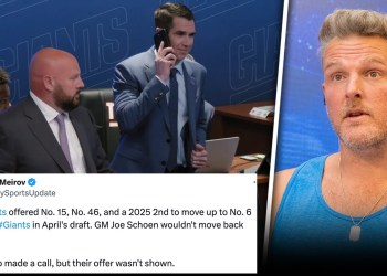 Colts & Jets tried To Trade For Giants #6 Pick In Unprecedented Draft Night Video | Pat McAfee Colts & Jets tried To Trade For Giants #6 Pick In Unprecedented Draft Night Video | Pat McAfee