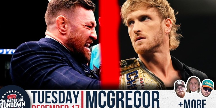 We React To Conor McGregor vs Logan Paul – Barstool Rundown – December 17th, 2024 We React To Conor McGregor vs Logan Paul – Barstool Rundown – December 17th, 2024
