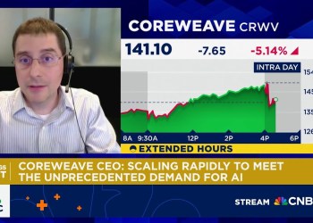CoreWeave sinks more than 8% on quarterly results CoreWeave sinks more than 8% on quarterly results