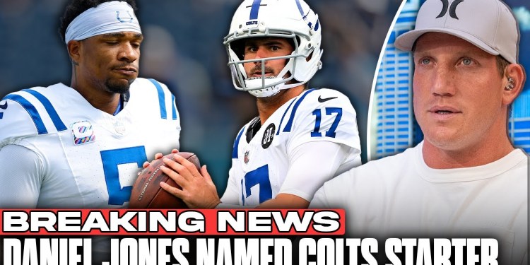 Colts Announce Daniel Jones As Starting QB “For The Entire Season” | Pat McAfee Show Colts Announce Daniel Jones As Starting QB “For The Entire Season” | Pat McAfee Show