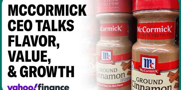 McCormick CEO: Consumers want value, but won’t sacrifice flavor McCormick CEO: Consumers want value, but won’t sacrifice flavor