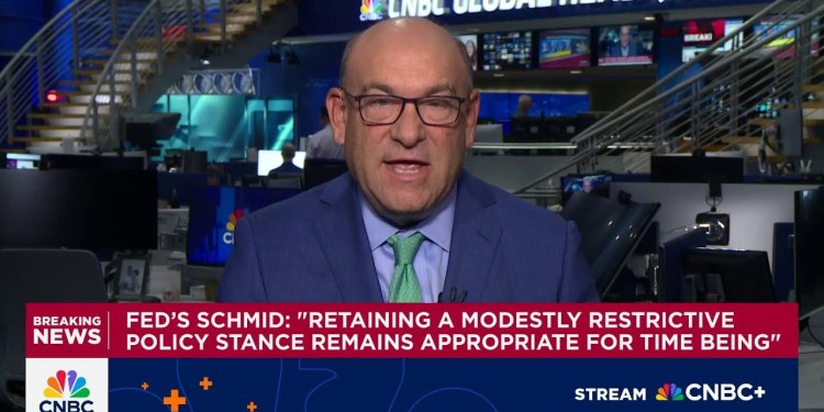 Kansas City Fed president: Modestly restrictive policy stance remains appropriate for time being Kansas City Fed president: Modestly restrictive policy stance remains appropriate for time being