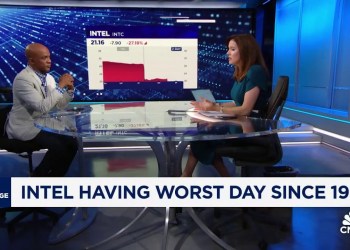 Intel having worst day since 1974 Intel having worst day since 1974