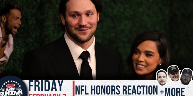 We React to the NFL Honors and Josh Allen’s 1st MVP – Barstool Rundown – February 7th, 2025 We React to the NFL Honors and Josh Allen’s 1st MVP – Barstool Rundown – February 7th, 2025