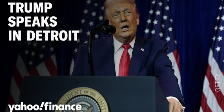 President Trump talks housing, interest rates, and inflation in Detroit President Trump talks housing, interest rates, and inflation in Detroit