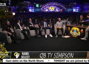 Dan Orlovsky Takes Victory Lap on Pat McAfee’s Draft Spectacular After Rams Draft Ty Simpson At #13 Dan Orlovsky Takes Victory Lap on Pat McAfee’s Draft Spectacular After Rams Draft Ty Simpson At #13