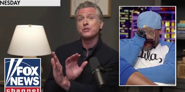 Tyrus cracks up over Gavin Newsom’s strange habit Tyrus cracks up over Gavin Newsom’s strange habit