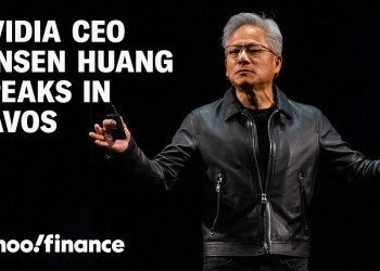 Nvidia CEO Jensen Huang speaks at the World Economic Forum Nvidia CEO Jensen Huang speaks at the World Economic Forum