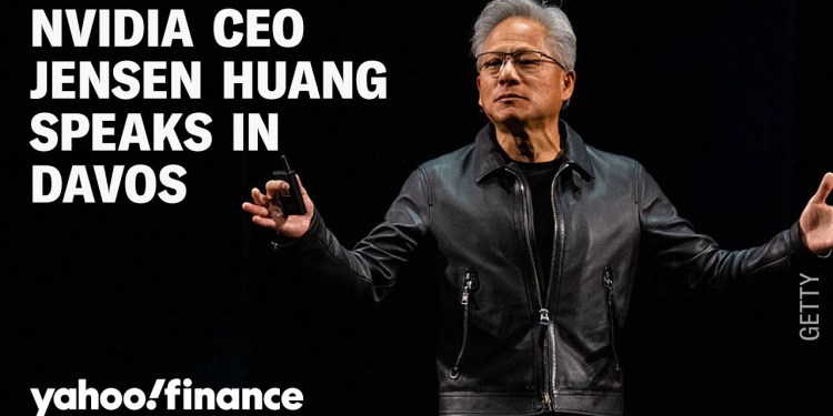 Nvidia CEO Jensen Huang speaks at the World Economic Forum Nvidia CEO Jensen Huang speaks at the World Economic Forum