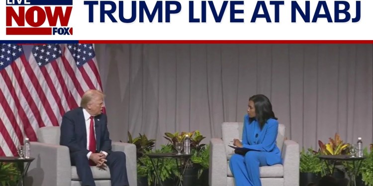 WATCH FULL: Former President Trump fiery discussion at NABJ Forum in Chicago | LiveNOW FOX WATCH FULL: Former President Trump fiery discussion at NABJ Forum in Chicago | LiveNOW FOX