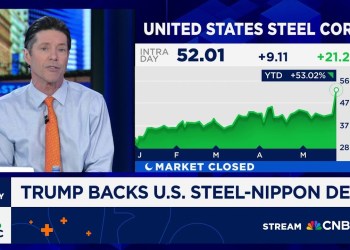 U.S. Steel shares pop as Pres. Trump backs Nippon deal U.S. Steel shares pop as Pres. Trump backs Nippon deal