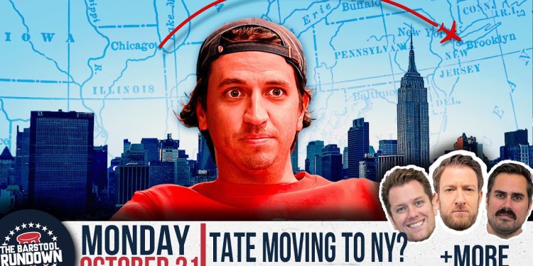 The NY Office Now Holds Tate’s Fate In Their Hands – Barstool Rundown – October 21st, 2024 The NY Office Now Holds Tate’s Fate In Their Hands – Barstool Rundown – October 21st, 2024