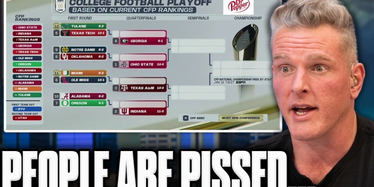 People Aren’t Happy About The College Football Playoff’s Latest Rankings… | Pat McAfee Show People Aren’t Happy About The College Football Playoff’s Latest Rankings… | Pat McAfee Show
