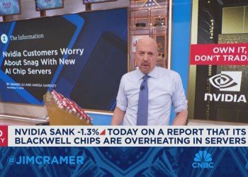 Jim Cramer on why Nvidia investors shouldn’t overreact to the latest Blackwell report Jim Cramer on why Nvidia investors shouldn’t overreact to the latest Blackwell report