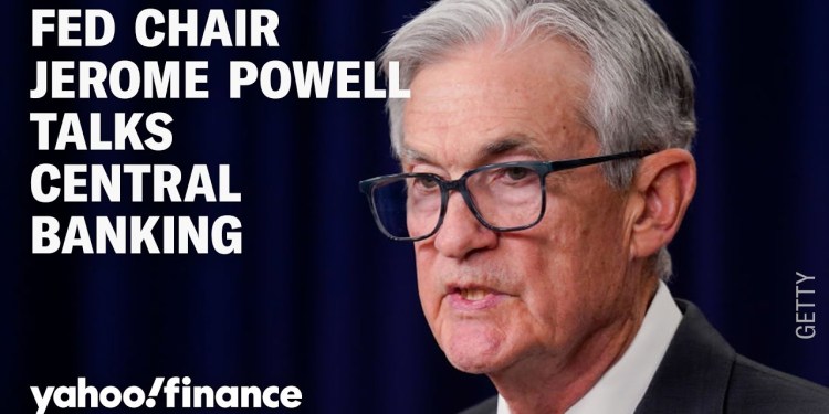 LIVE: Fed Chair Jerome Powell delivers remarks on central banking LIVE: Fed Chair Jerome Powell delivers remarks on central banking