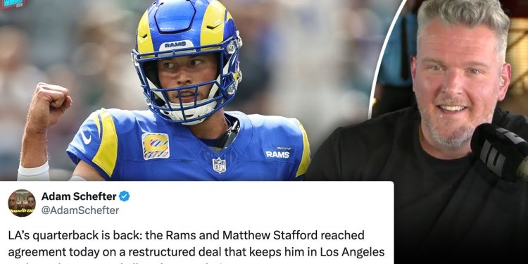 Matt Stafford Staying With Rams, Contract “Less Than Other Offers” | Pat McAfee Show Matt Stafford Staying With Rams, Contract “Less Than Other Offers” | Pat McAfee Show
