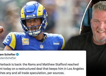 Matt Stafford Staying With Rams, Contract “Less Than Other Offers” | Pat McAfee Show Matt Stafford Staying With Rams, Contract “Less Than Other Offers” | Pat McAfee Show