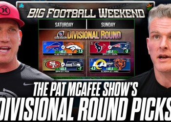 The Pat McAfee Show’s Picks For NFL’s Divisional Round Weekend Games The Pat McAfee Show’s Picks For NFL’s Divisional Round Weekend Games
