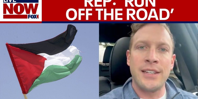 GOP Congressman says he was “run off the road” by driver with Palestinian flag GOP Congressman says he was “run off the road” by driver with Palestinian flag