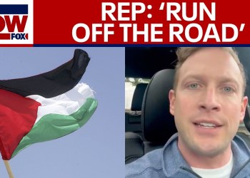 GOP Congressman says he was “run off the road” by driver with Palestinian flag GOP Congressman says he was “run off the road” by driver with Palestinian flag