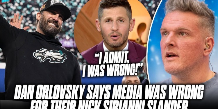 Dan Orlovsky Admits That He & Sports Media Were Wrong About Nick Sirianni | Pat McAfee Show Dan Orlovsky Admits That He & Sports Media Were Wrong About Nick Sirianni | Pat McAfee Show