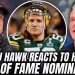 AJ Hawk’s Live Reaction To Being Nominated For The Pro Football Hall Of Fame | Pat McAfee Show AJ Hawk’s Live Reaction To Being Nominated For The Pro Football Hall Of Fame | Pat McAfee Show