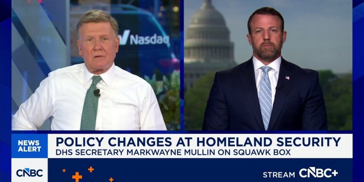 DHS Secretary Markwayne Mullin: My goal in 6 months is to not have DHS be the lead story every day DHS Secretary Markwayne Mullin: My goal in 6 months is to not have DHS be the lead story every day