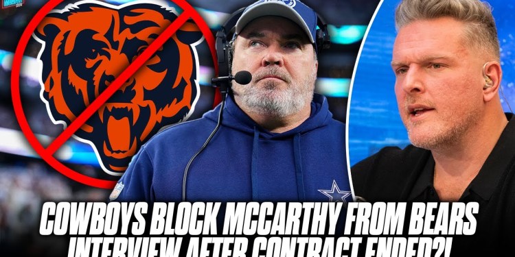 Cowboys Block Mike McCarthy From Bears Coaching Interview, But Haven’t Re-Signed Him?! | Pat McAfee Cowboys Block Mike McCarthy From Bears Coaching Interview, But Haven’t Re-Signed Him?! | Pat McAfee