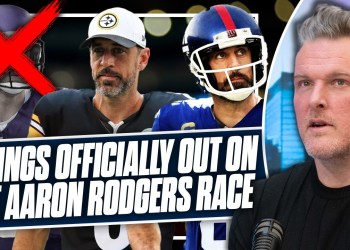 Vikings Officially Pull Out Of Race For Aaron Rodgers?! | Pat McAfee Show Vikings Officially Pull Out Of Race For Aaron Rodgers?! | Pat McAfee Show