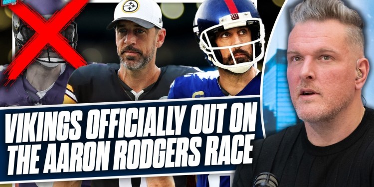 Vikings Officially Pull Out Of Race For Aaron Rodgers?! | Pat McAfee Show Vikings Officially Pull Out Of Race For Aaron Rodgers?! | Pat McAfee Show