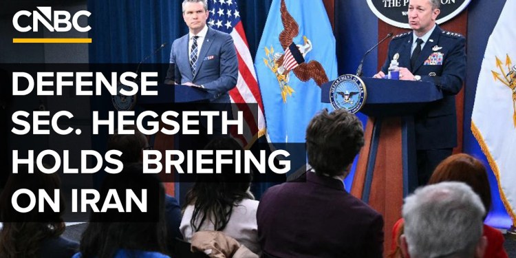 Defense Sec. Pete Hegseth and General Dan Caine hold briefing on the U.S.-Iran war — 3/31/2026 Defense Sec. Pete Hegseth and General Dan Caine hold briefing on the U.S.-Iran war — 3/31/2026
