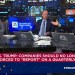 President Trump says companies should no longer be forced to report on a quarterly basis President Trump says companies should no longer be forced to report on a quarterly basis