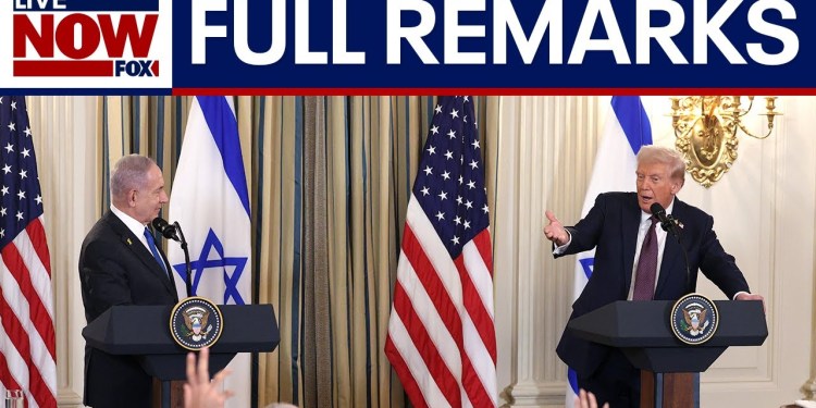 Trump and Netanyahu announce Gaza peace plan, waiting on Hamas to agree Trump and Netanyahu announce Gaza peace plan, waiting on Hamas to agree
