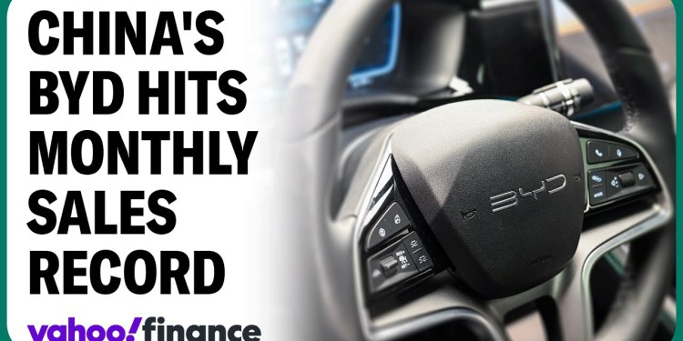 China’s BYD sells record 500K EVs in December China’s BYD sells record 500K EVs in December