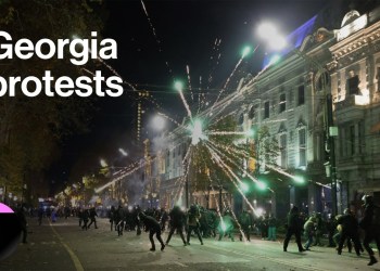 Georgia Protests: Clashes With Police in Tbilisi Over EU Membership Talks Georgia Protests: Clashes With Police in Tbilisi Over EU Membership Talks