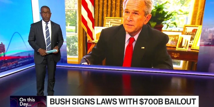 Bush Signs Laws With 0B Bailout | On This Day Bush Signs Laws With 0B Bailout | On This Day