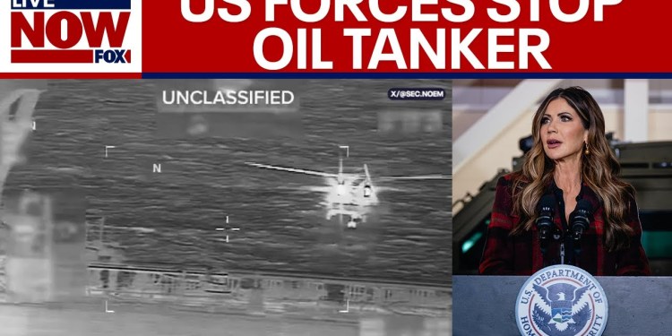U.S. forces stop oil tanker off the coast of Venezuela U.S. forces stop oil tanker off the coast of Venezuela