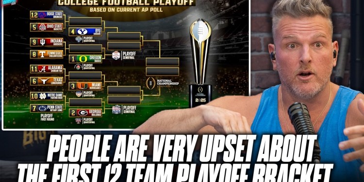 There Is Big Controversy Around The First College Football Playoff Projections | Pat McAfee There Is Big Controversy Around The First College Football Playoff Projections | Pat McAfee