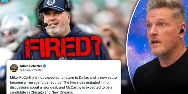 Cowboys Aren’t Re-Signing Mike McCarthy After Reports A New Contract Was Coming?! | Pat McAfee Show Cowboys Aren’t Re-Signing Mike McCarthy After Reports A New Contract Was Coming?! | Pat McAfee Show