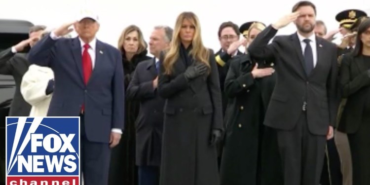 WATCH: President Trump attends dignified transfer ceremony WATCH: President Trump attends dignified transfer ceremony