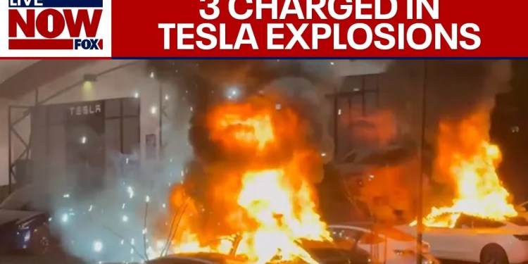 BREAKING: Tesla attacks lead to 3 arrested with DOMESTIC TERRORISM charges BREAKING: Tesla attacks lead to 3 arrested with DOMESTIC TERRORISM charges