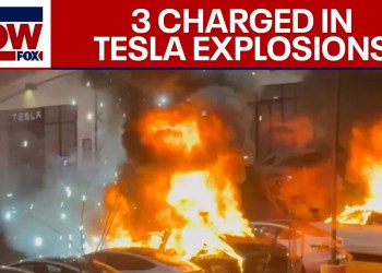 BREAKING: Tesla attacks lead to 3 arrested with DOMESTIC TERRORISM charges BREAKING: Tesla attacks lead to 3 arrested with DOMESTIC TERRORISM charges