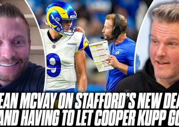 Sean McVay Talks Matthew Stafford Returning To The Rams & Cooper Kupp’s Exit From LA | Pat McAfee Sean McVay Talks Matthew Stafford Returning To The Rams & Cooper Kupp’s Exit From LA | Pat McAfee