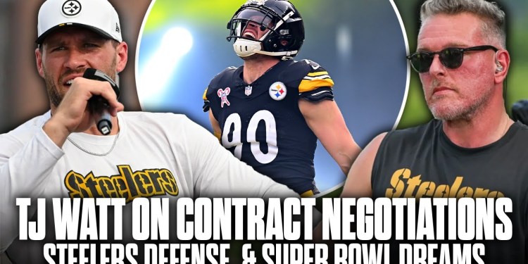 TJ Watt Talks Record Breaking Contract, Steelers Defensive Additions, & More | Pat McAfee Show TJ Watt Talks Record Breaking Contract, Steelers Defensive Additions, & More | Pat McAfee Show