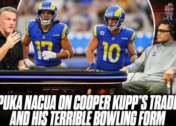 Puka Nacua’s Reacts To Cooper Kupp Traded; Lies About His Bowling Skill | Pat McAfee Show Puka Nacua’s Reacts To Cooper Kupp Traded; Lies About His Bowling Skill | Pat McAfee Show