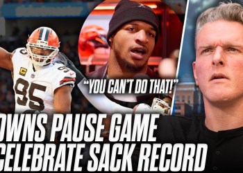 Ja’Marr Chase Calls Out NFL For Pausing Game To Celebrate Myles Garrett’s Sack Record | Pat McAfee Ja’Marr Chase Calls Out NFL For Pausing Game To Celebrate Myles Garrett’s Sack Record | Pat McAfee