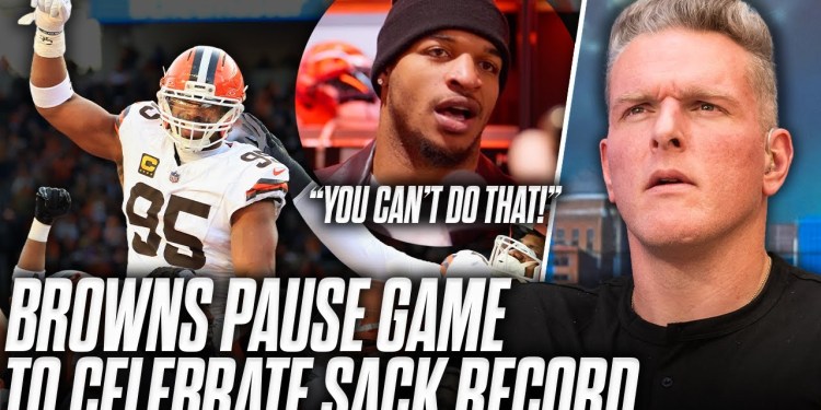 Ja’Marr Chase Calls Out NFL For Pausing Game To Celebrate Myles Garrett’s Sack Record | Pat McAfee Ja’Marr Chase Calls Out NFL For Pausing Game To Celebrate Myles Garrett’s Sack Record | Pat McAfee